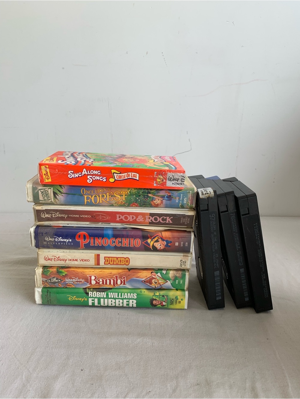 Disney VHS Movie Collection - Assorted Titles in Colorful Packaging